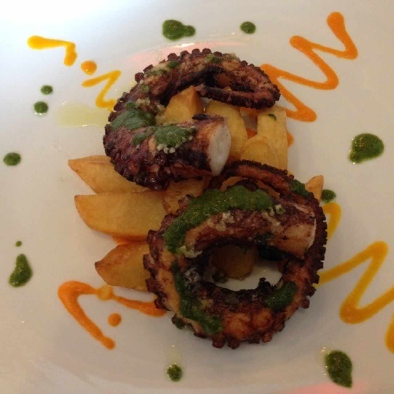 Pulpo a la brasa