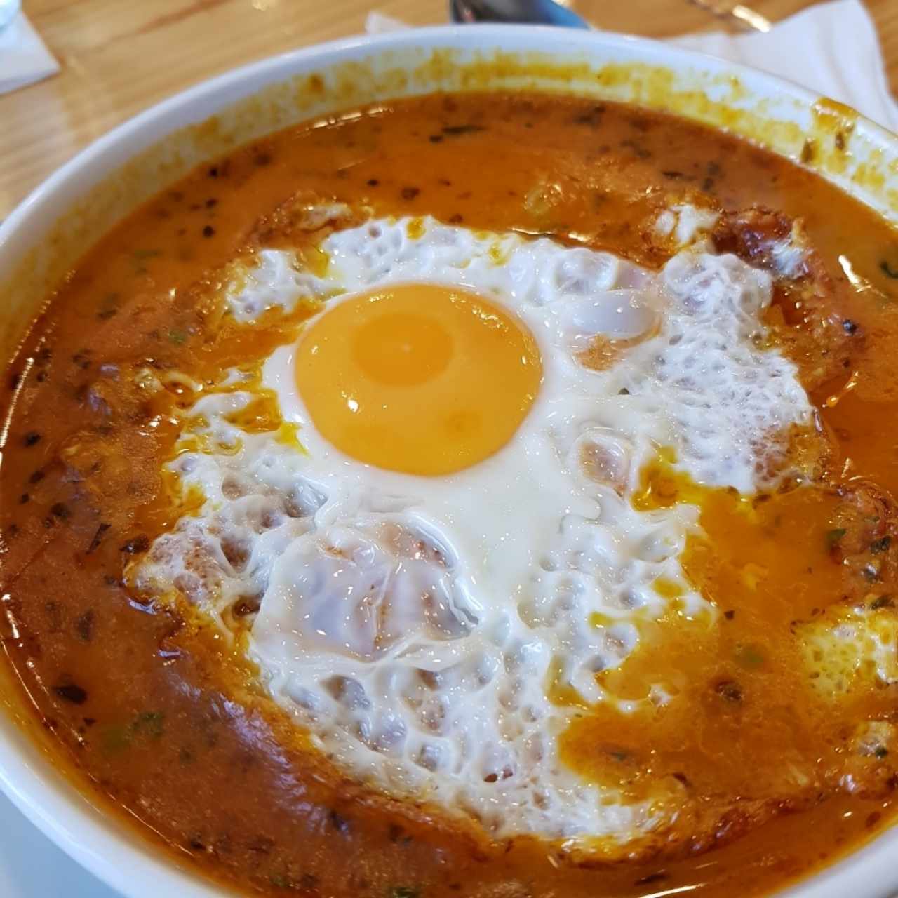 chuoe de camaron con huevo- sopa deliciosa!