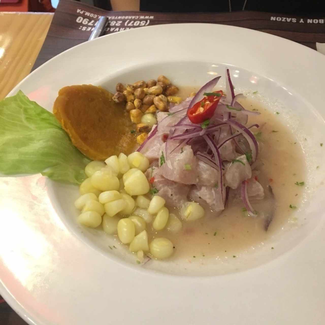 ceviche de pescado