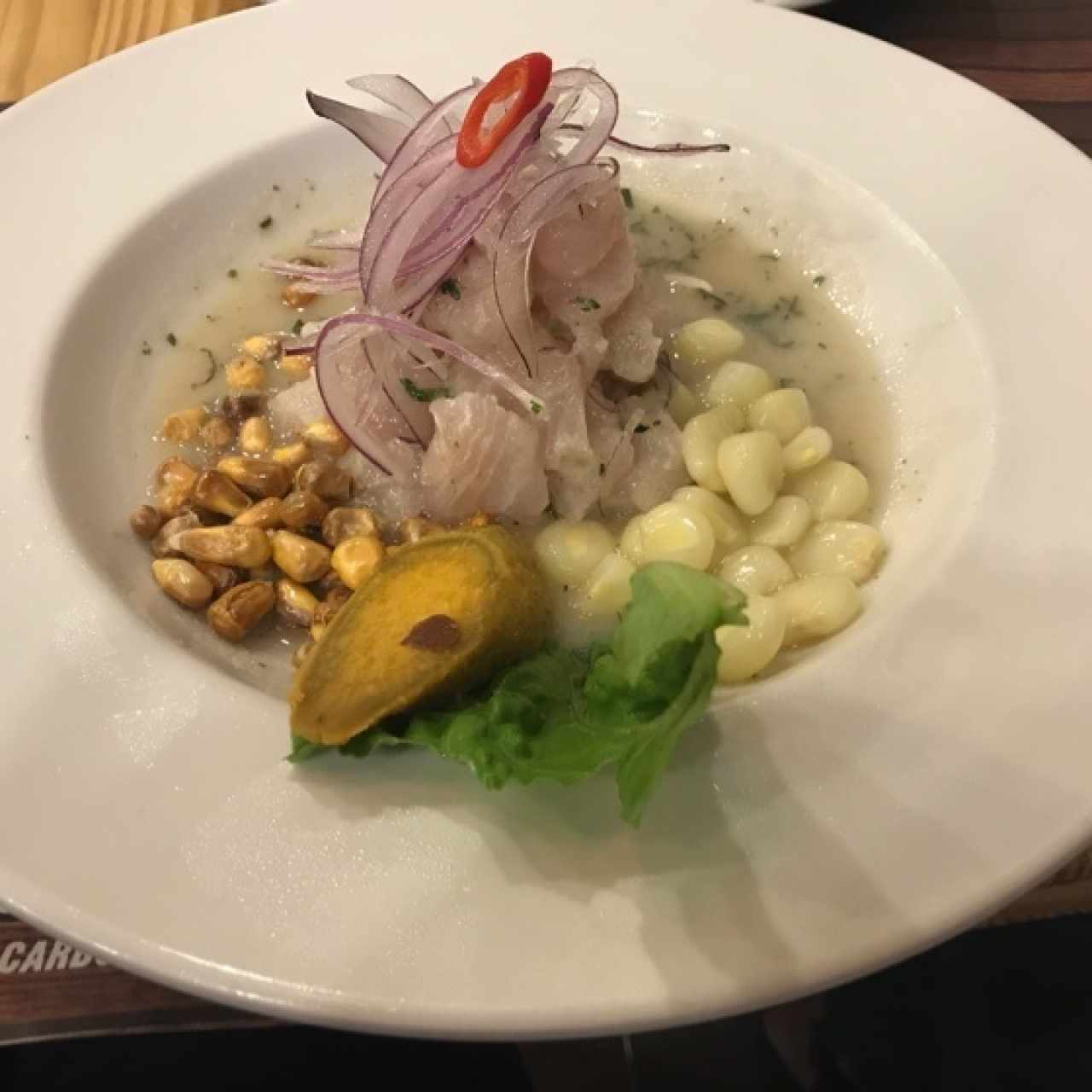 Ceviche de Corvina