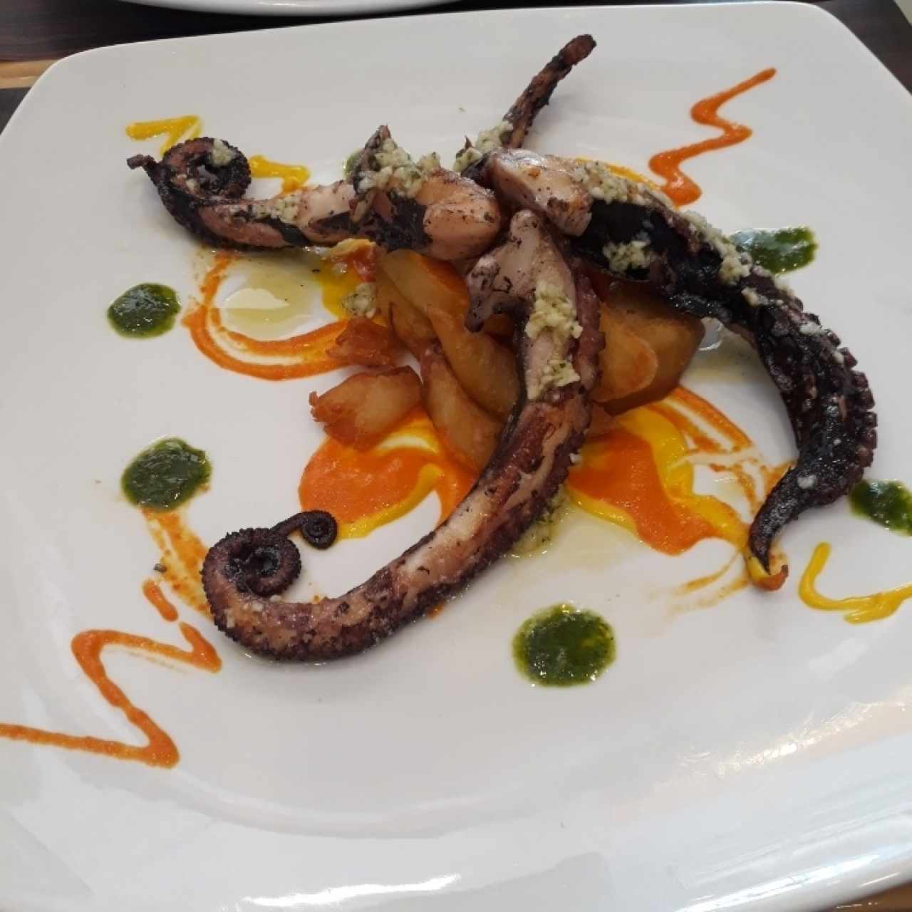 Pulpo al carbón