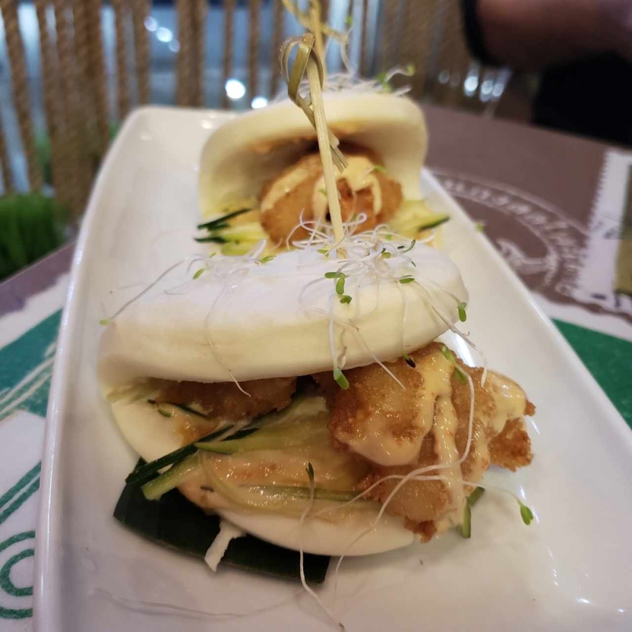 Bao con Camarones