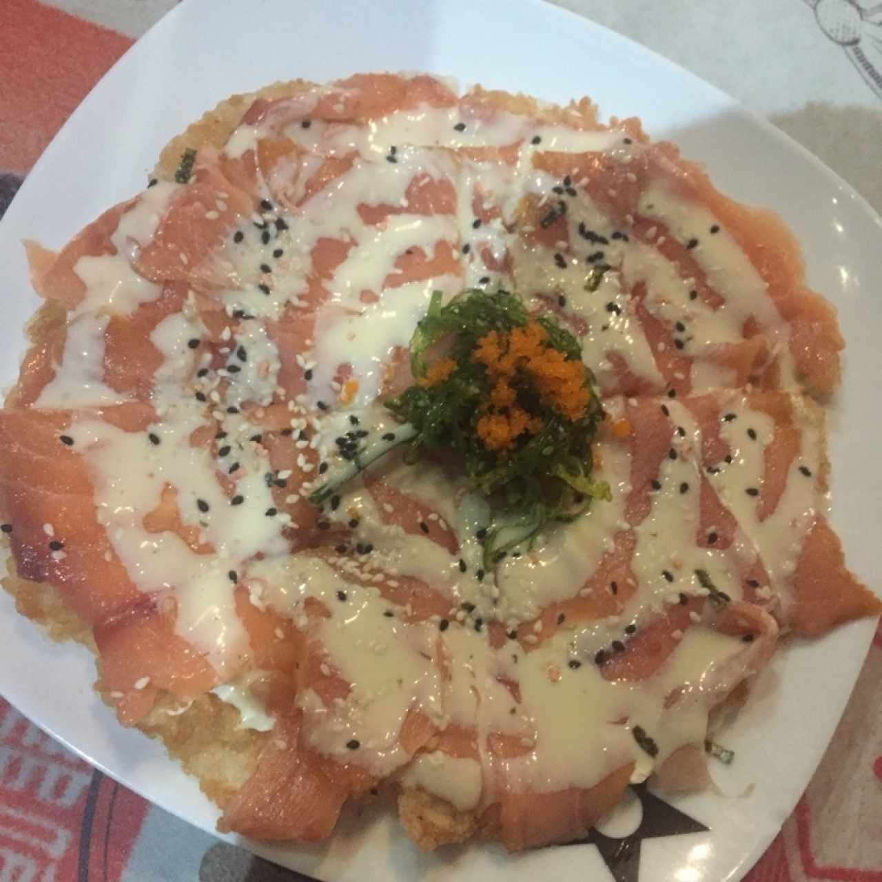 pizza salmon ahumado 