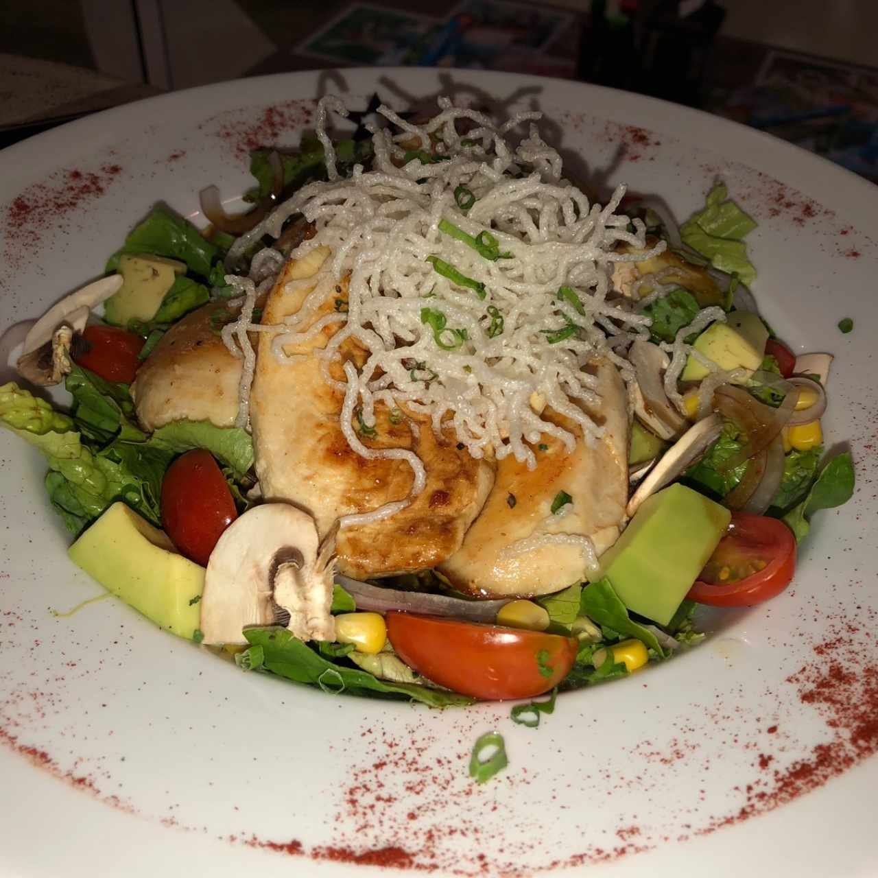 ensalada teriyaki