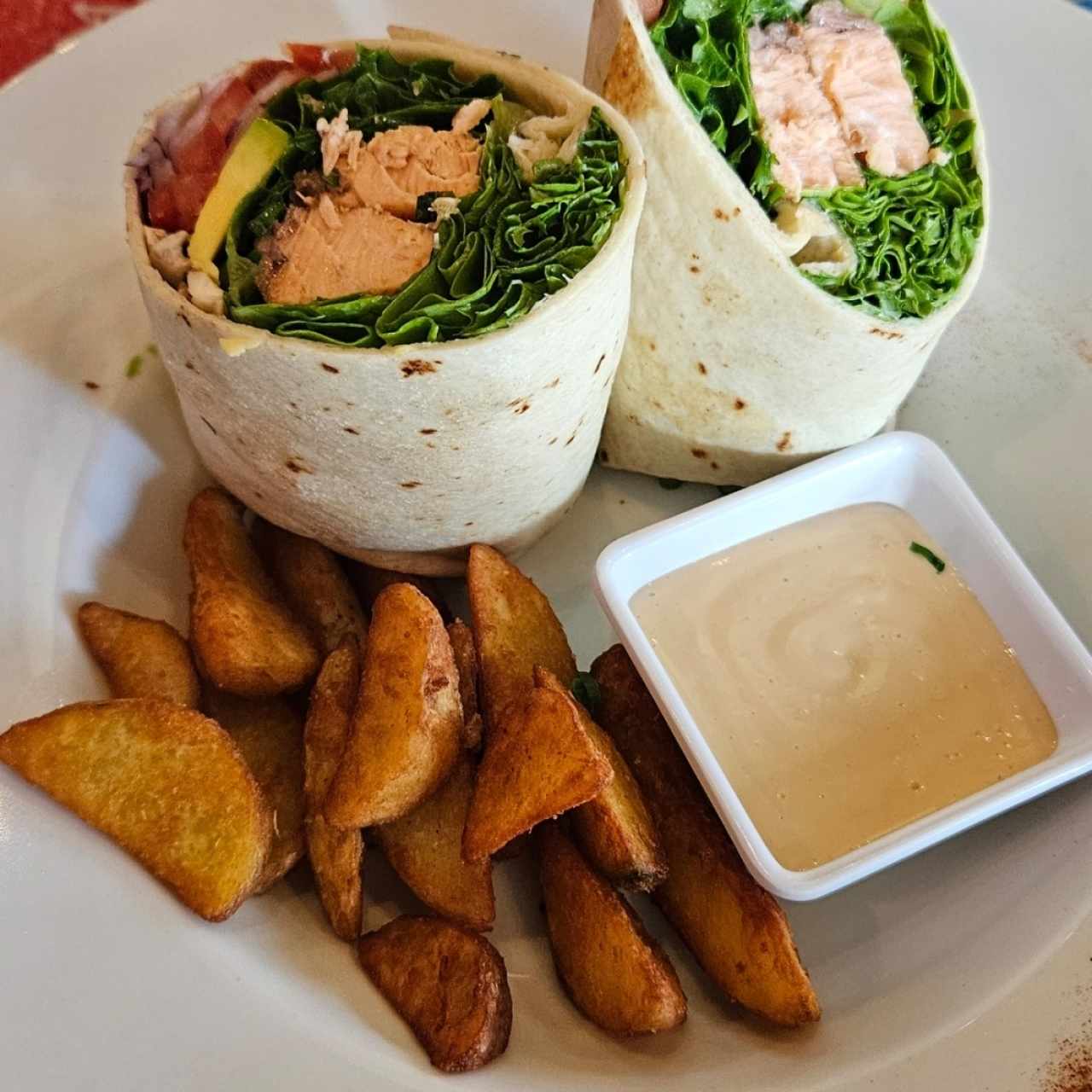 Saludables Wraps - Wrap de Salmón