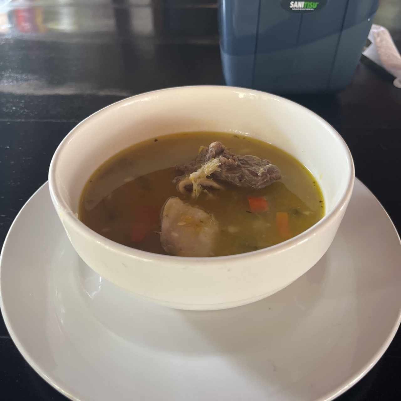 Menu del dia. Sopa de Carne