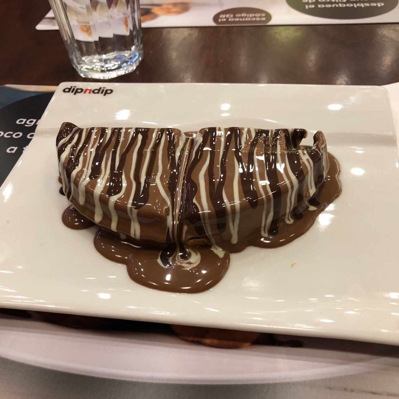 waffle triple chocolate