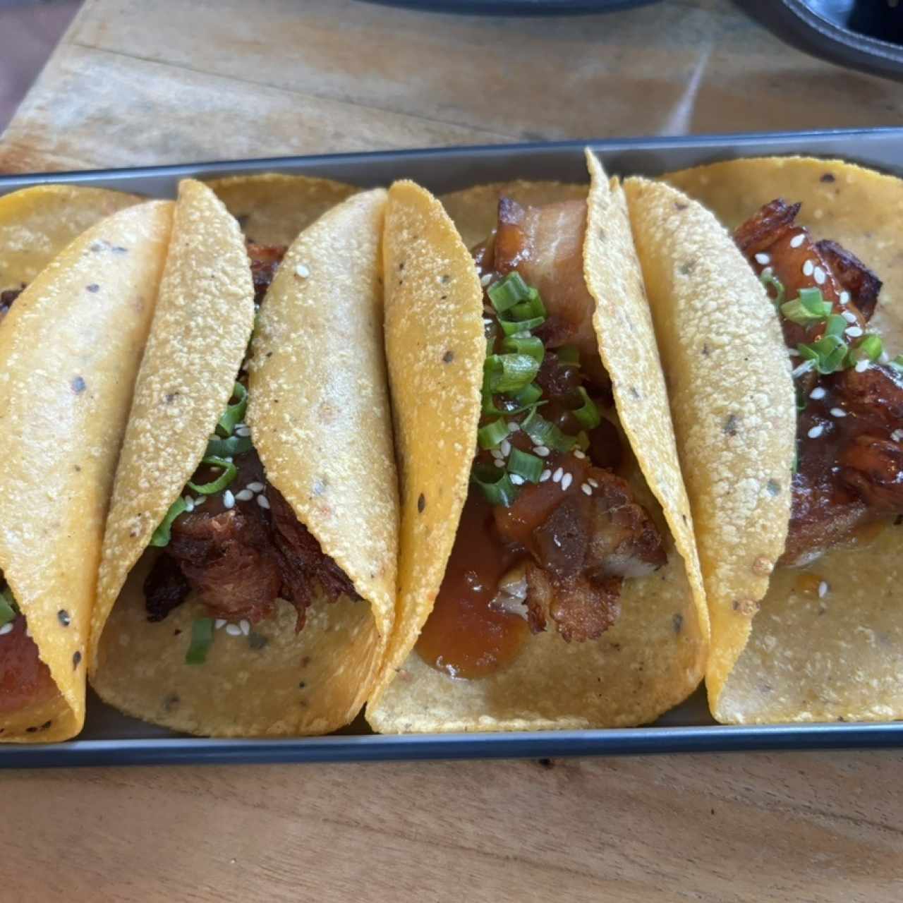 Tacos de Pork Belly