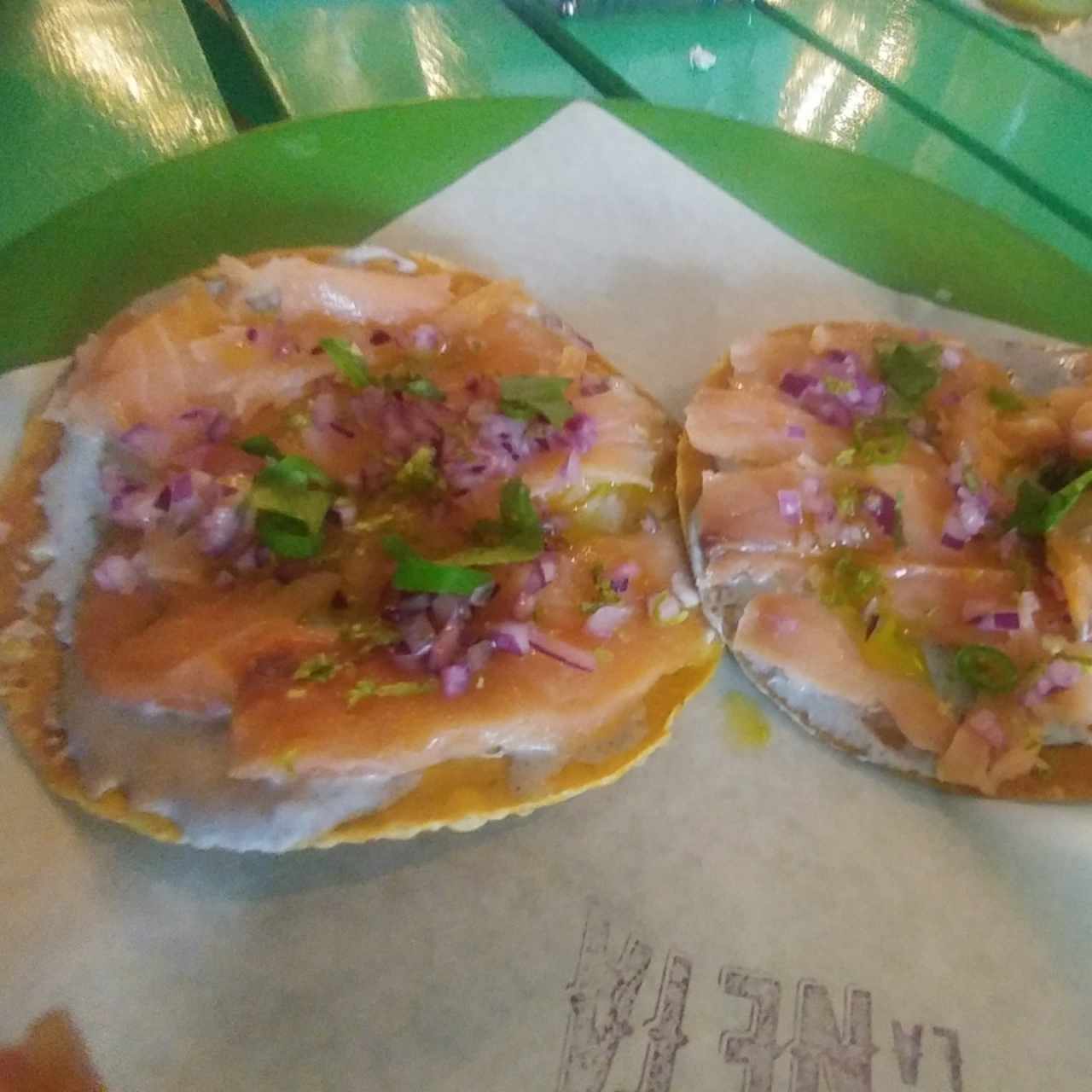 Tostadas de Salmón