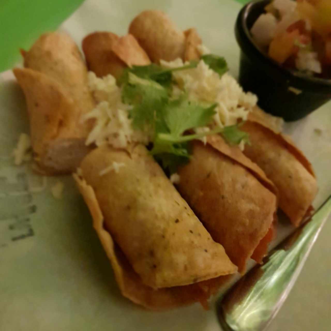 flautas de pollo