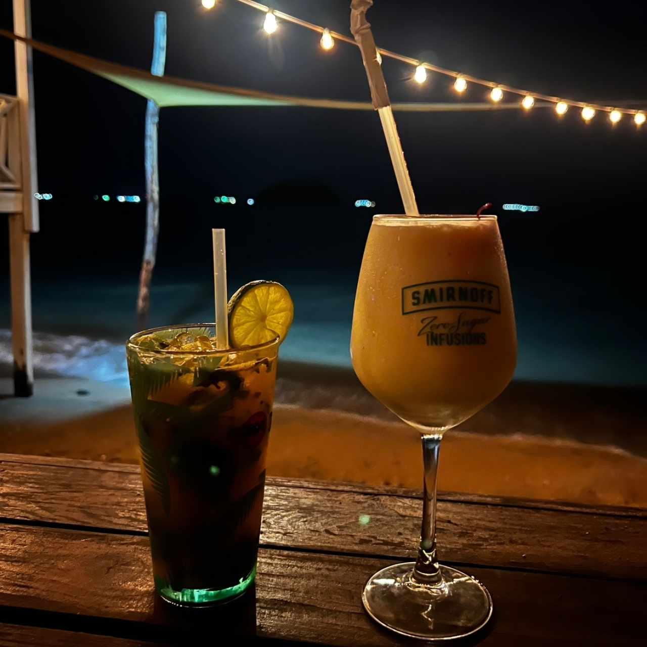 Piña colada y mojito