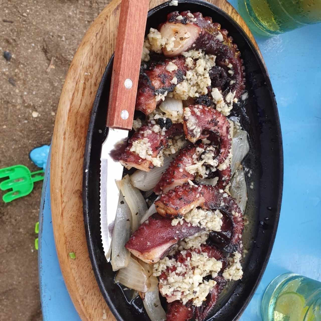 pulpo al carbón