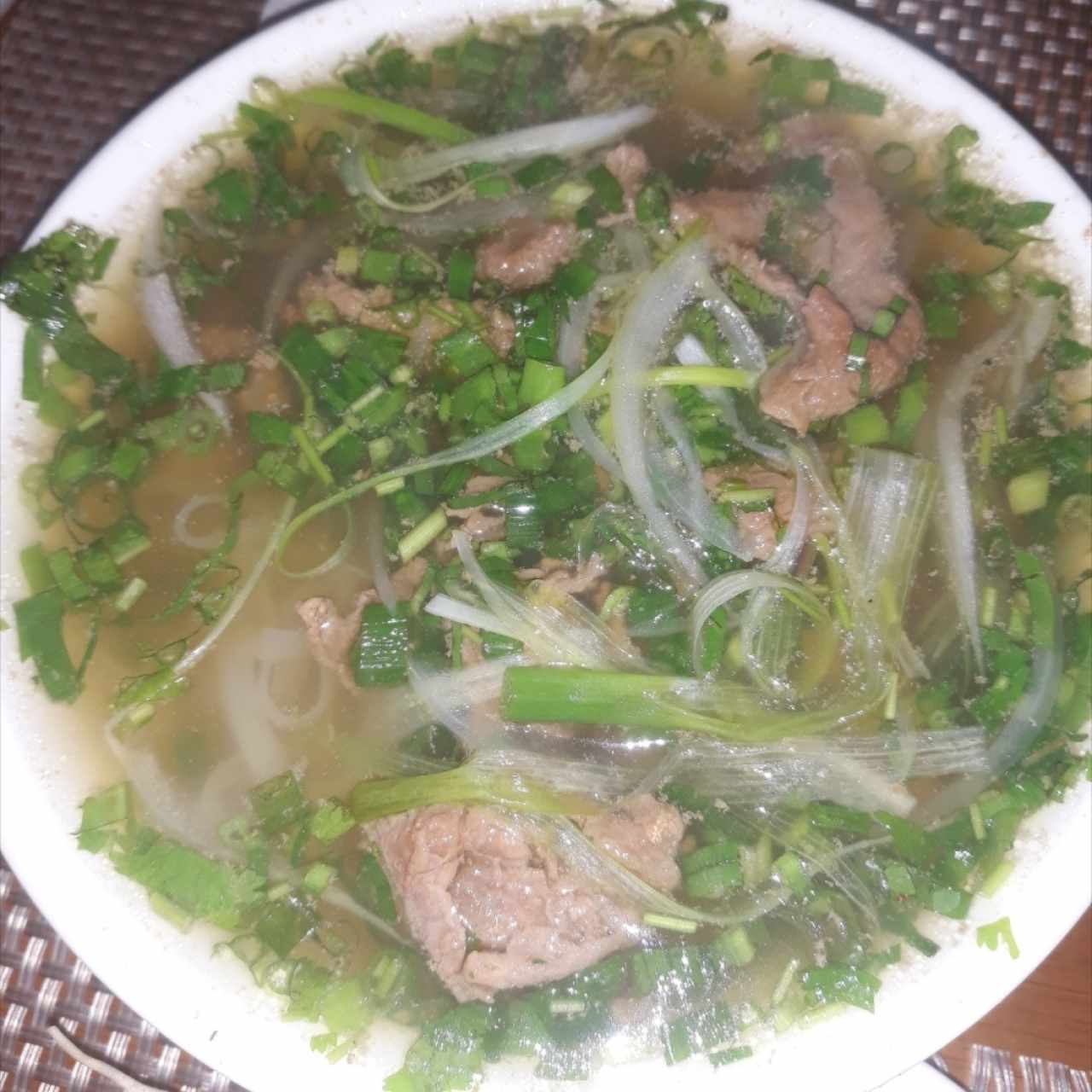 pho de carne pequeño