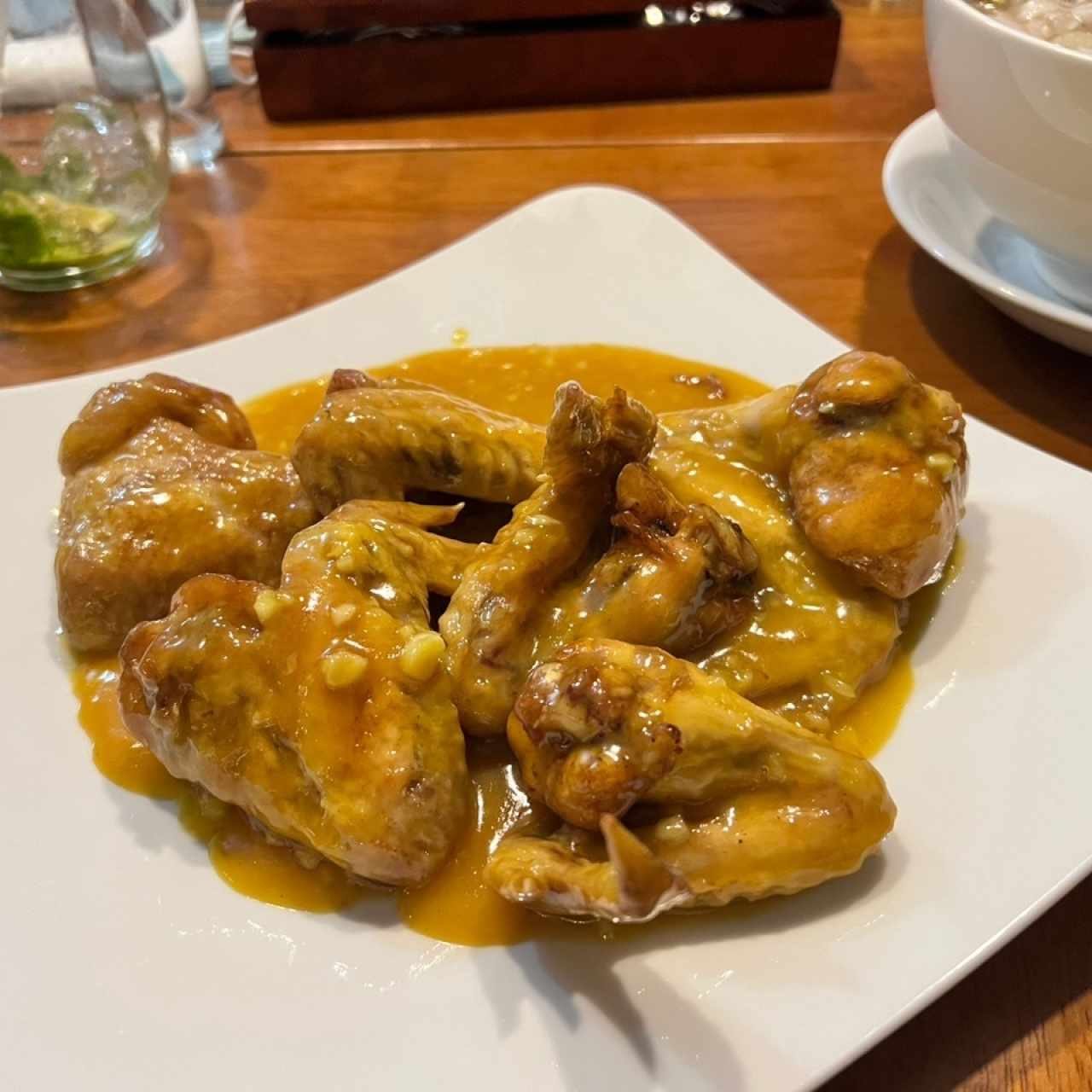 Pollo agridulce de naranja 