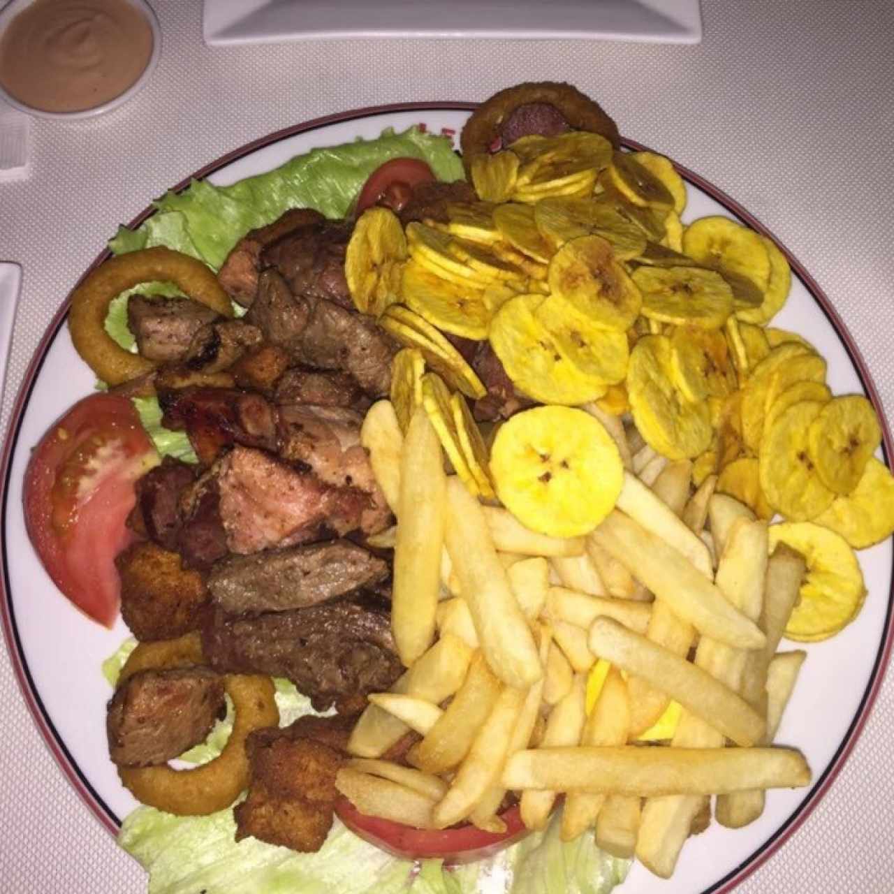 Parrilla de carne y Pollo