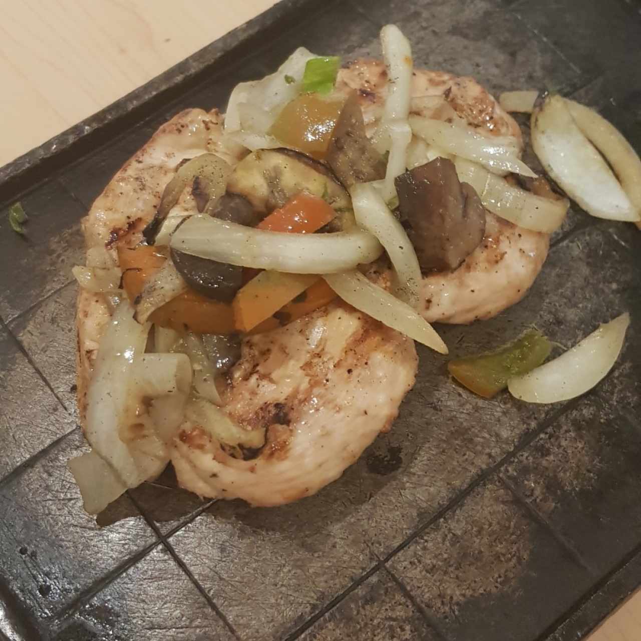 pollo con vegetales