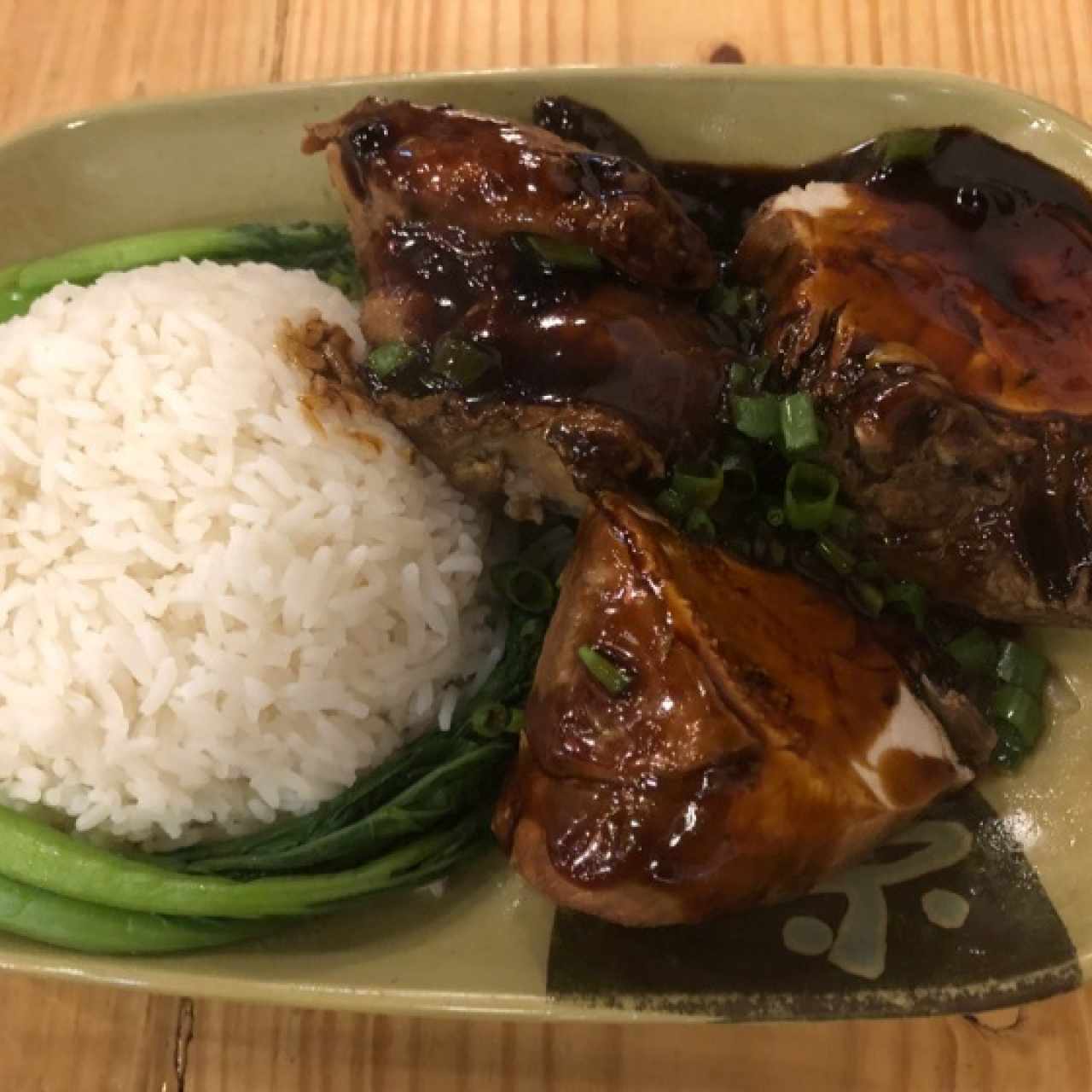 Pollo Teriyaki + arroz 