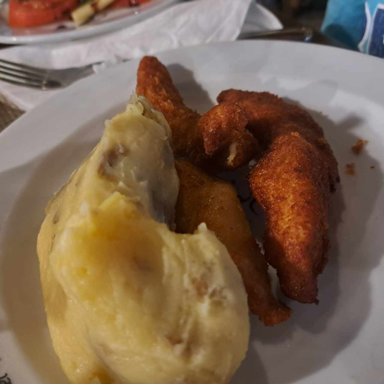 Chicken tender con Pure