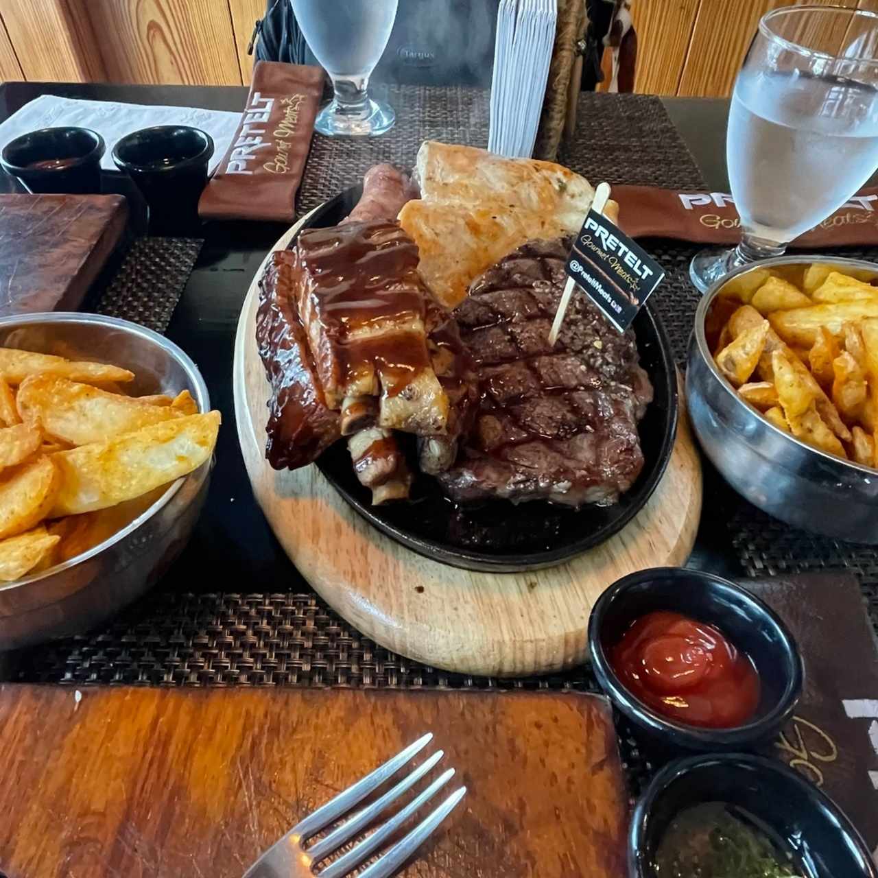 Parrilla para 2 personas. 🥩