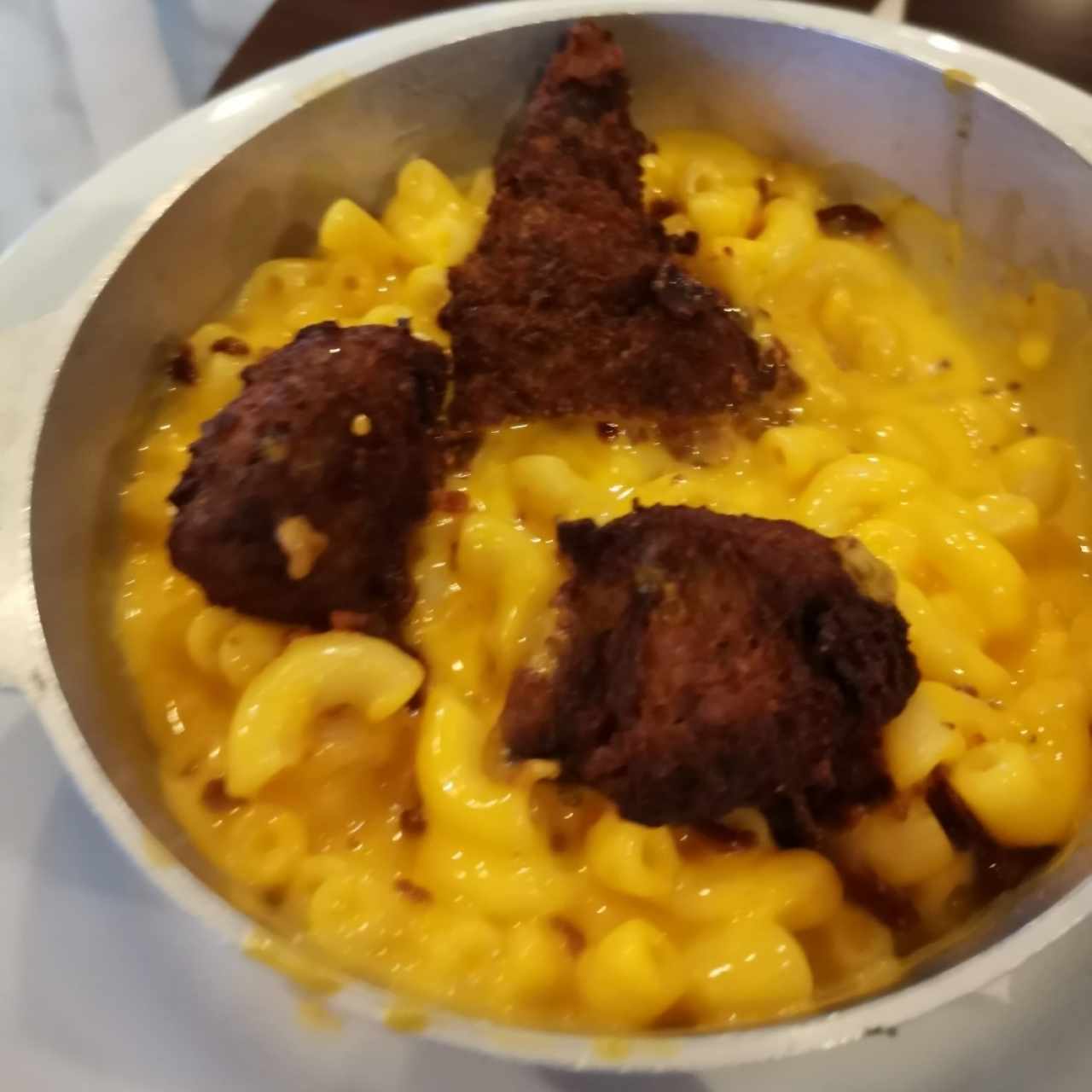 Mac and cheese con carne