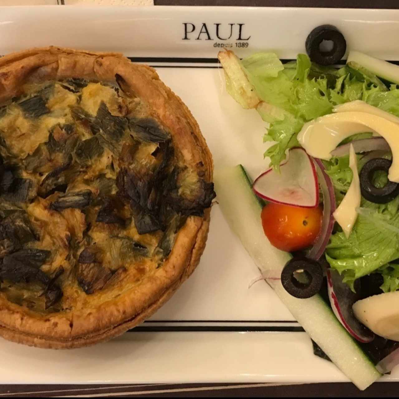 Quiche de puerro