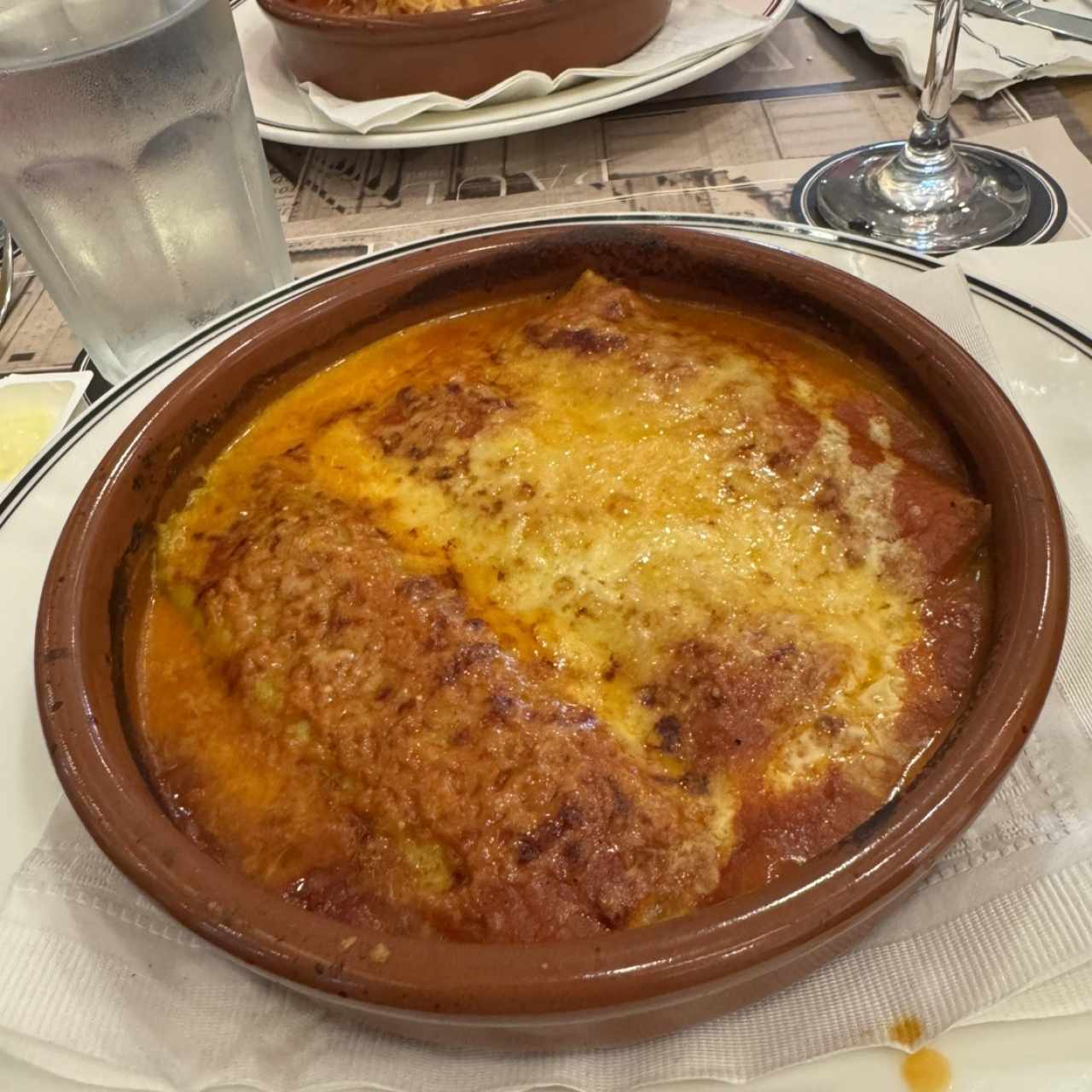 Canelones de ricota y espinacas