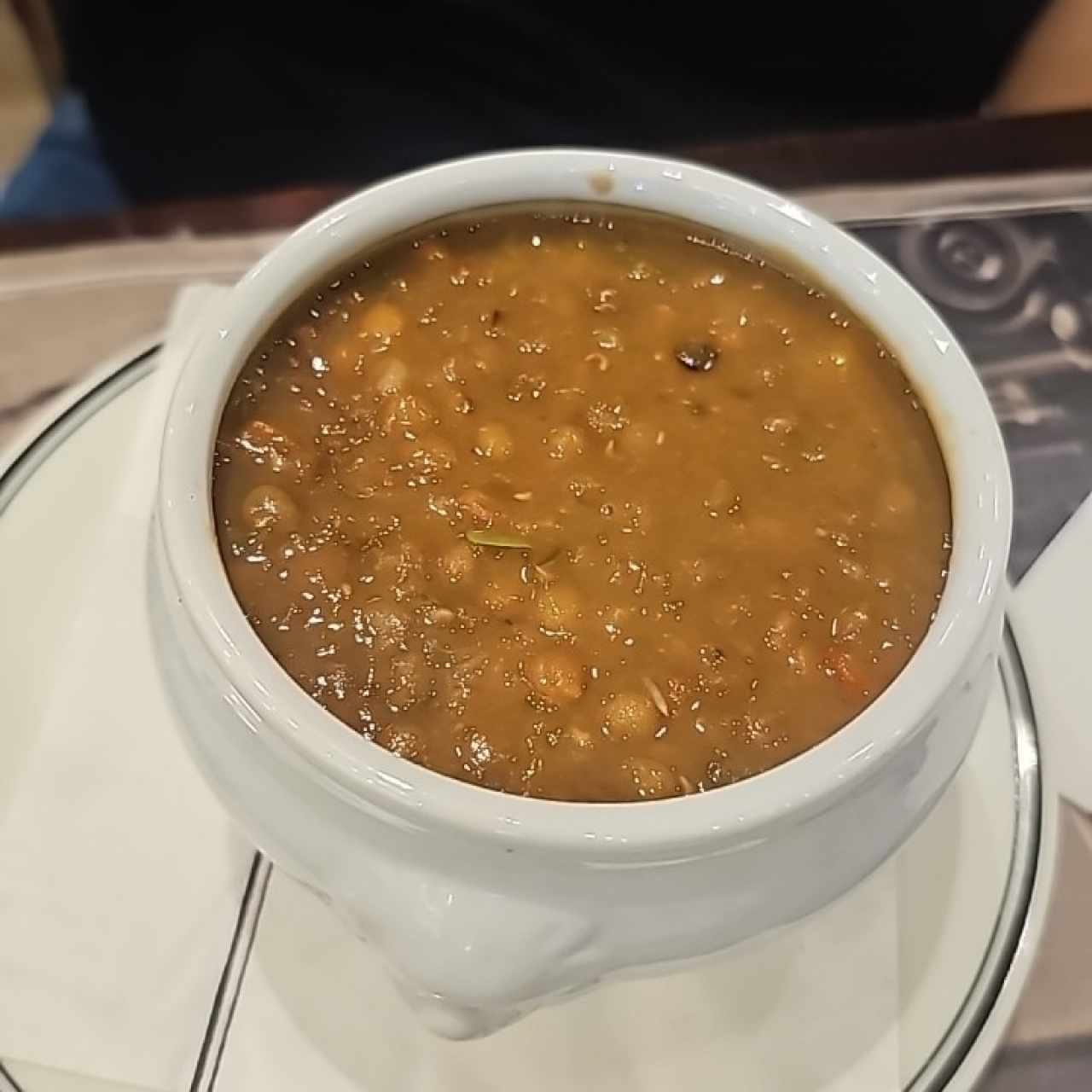 sopa de lentejas