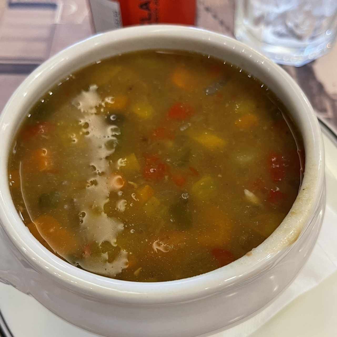 Sopa de lentejas