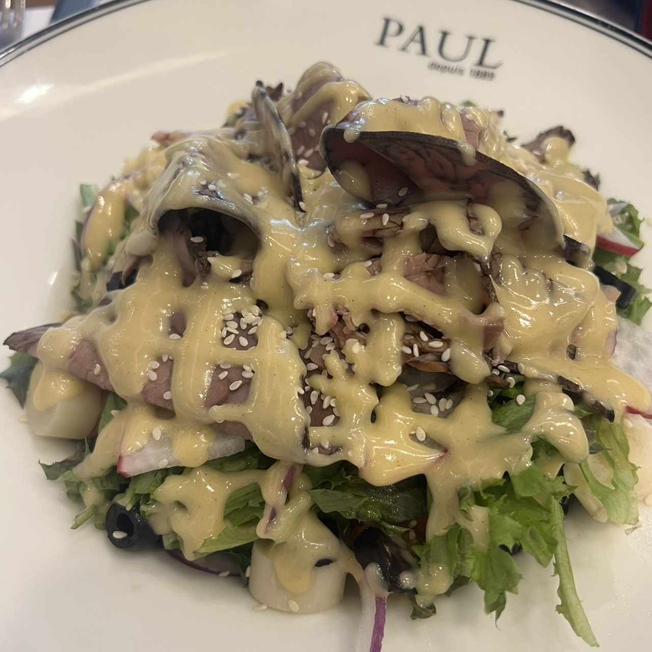 Ensalada de roast beef 