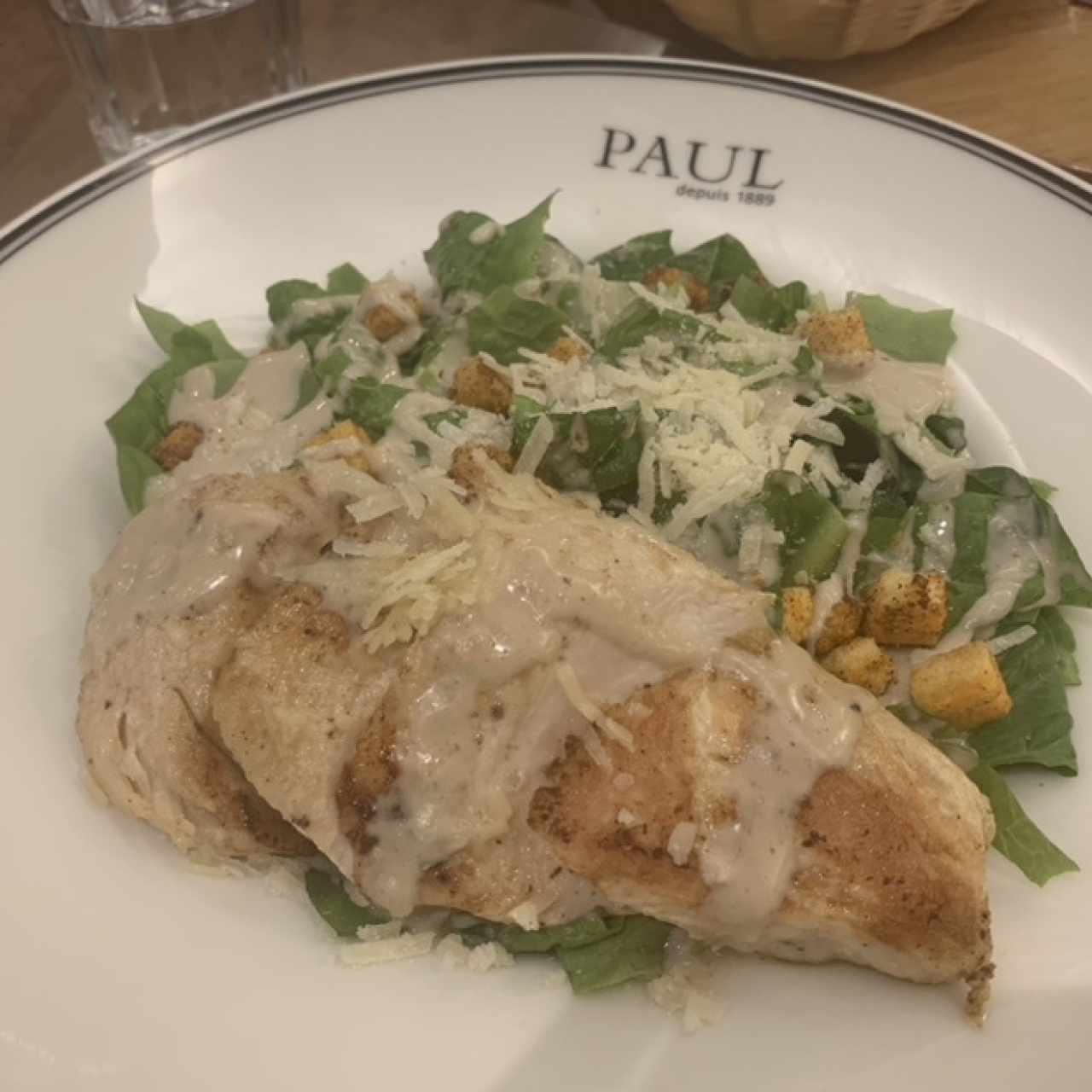 Ensalada cesar con pollo