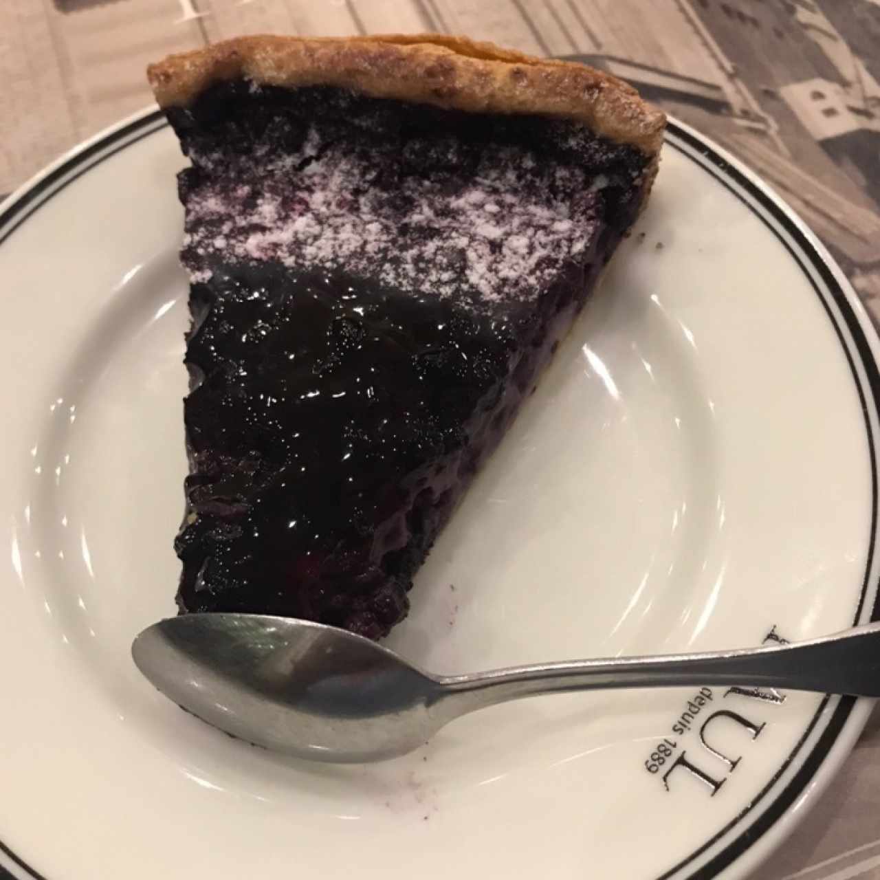 tarta de blueberry