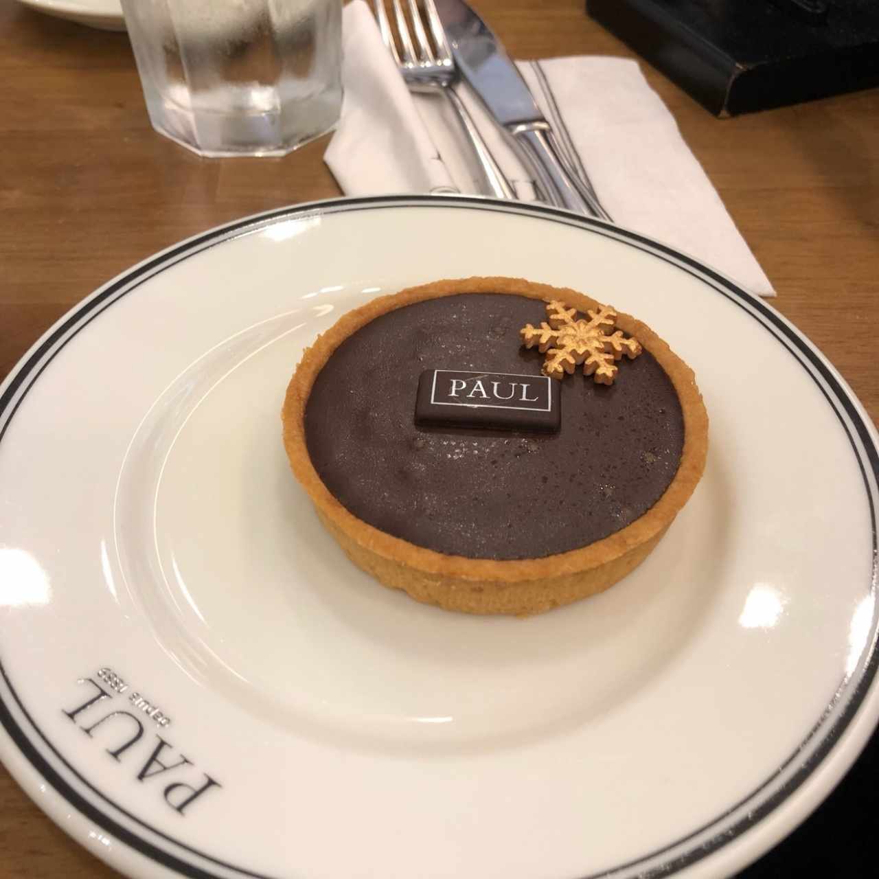 tartaleta de chocolate