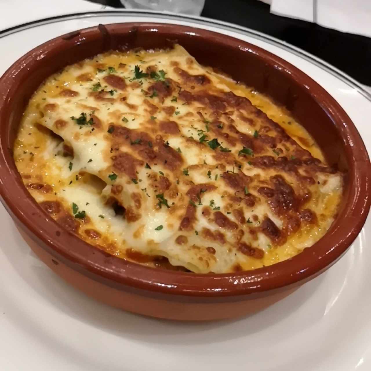 Canelones de pollo