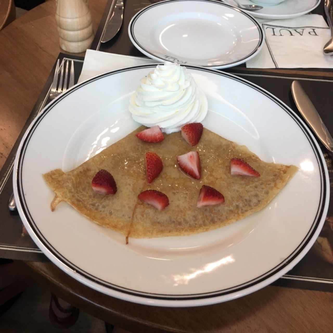 Crêpe sauce à l'orange