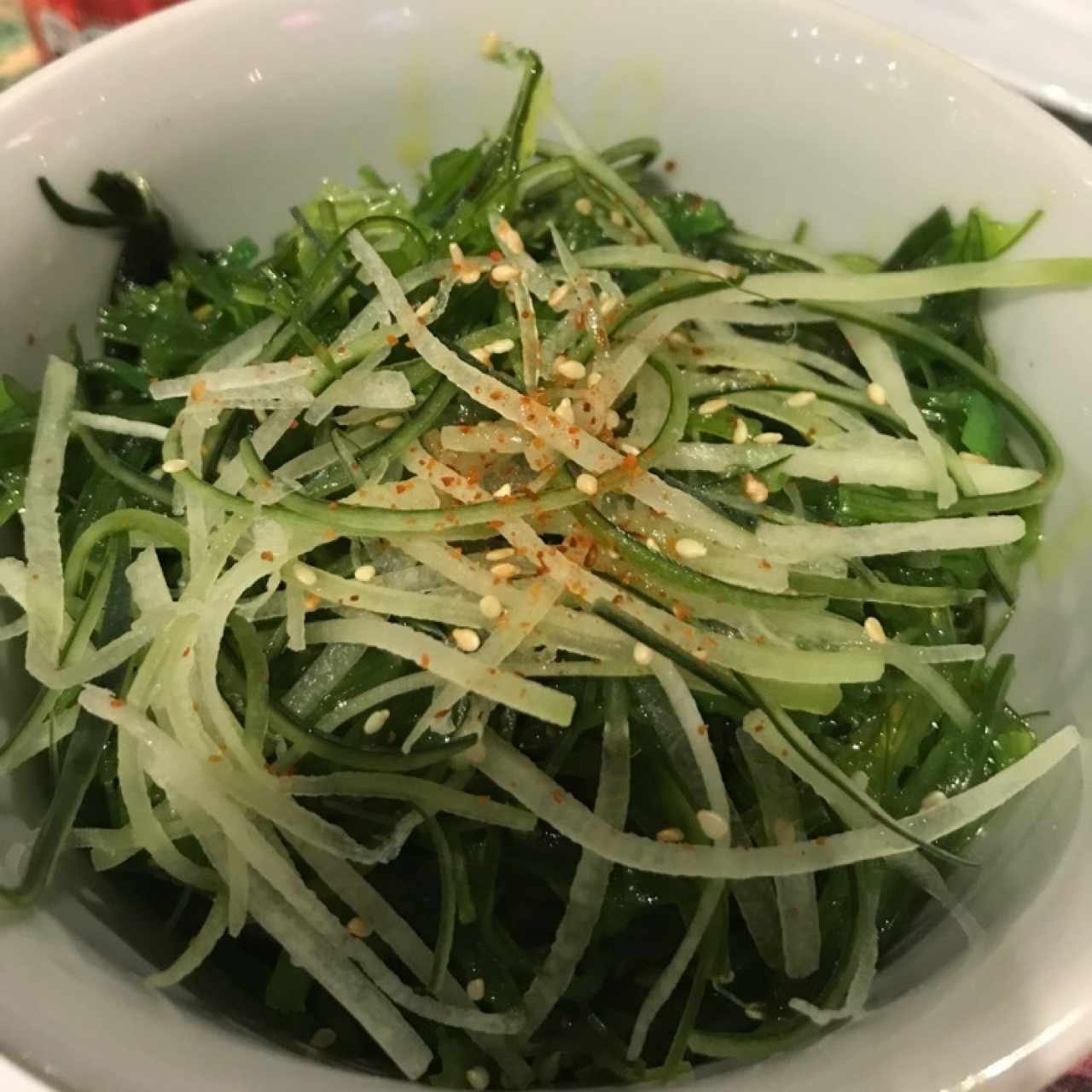 Ensalada de algas wakame