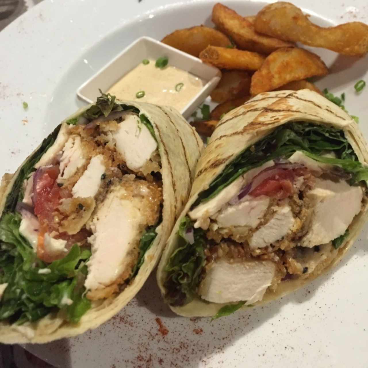 wrap de pollo