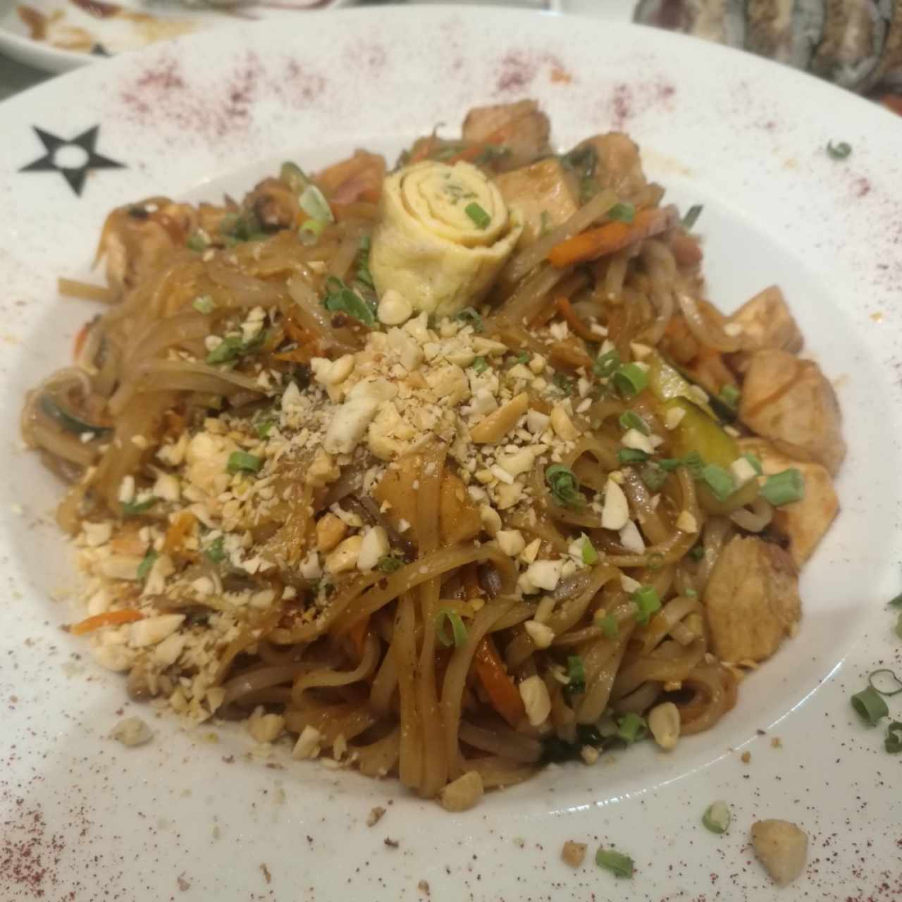 Pad thai de pollo