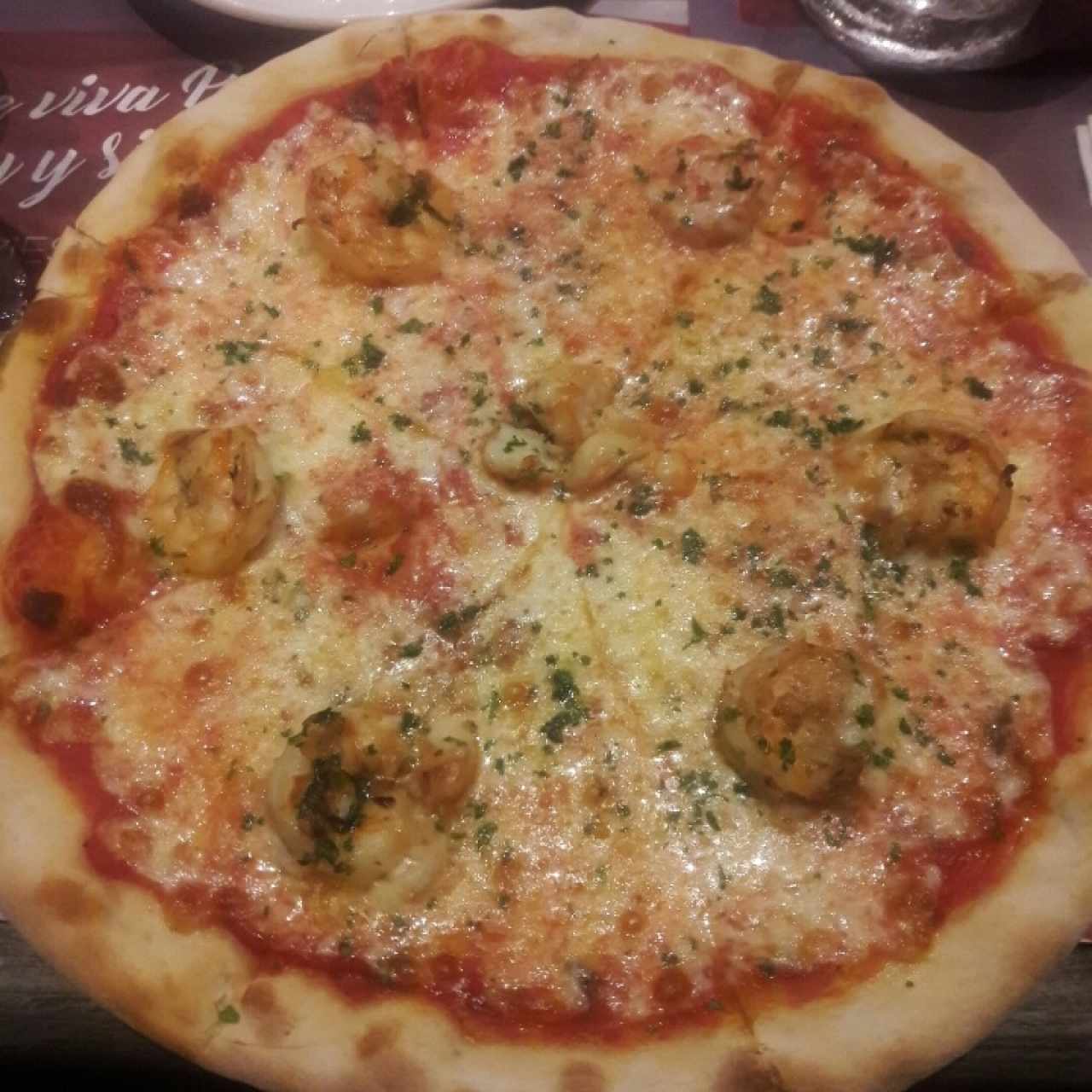 Pizza Gamberi (Camarones)