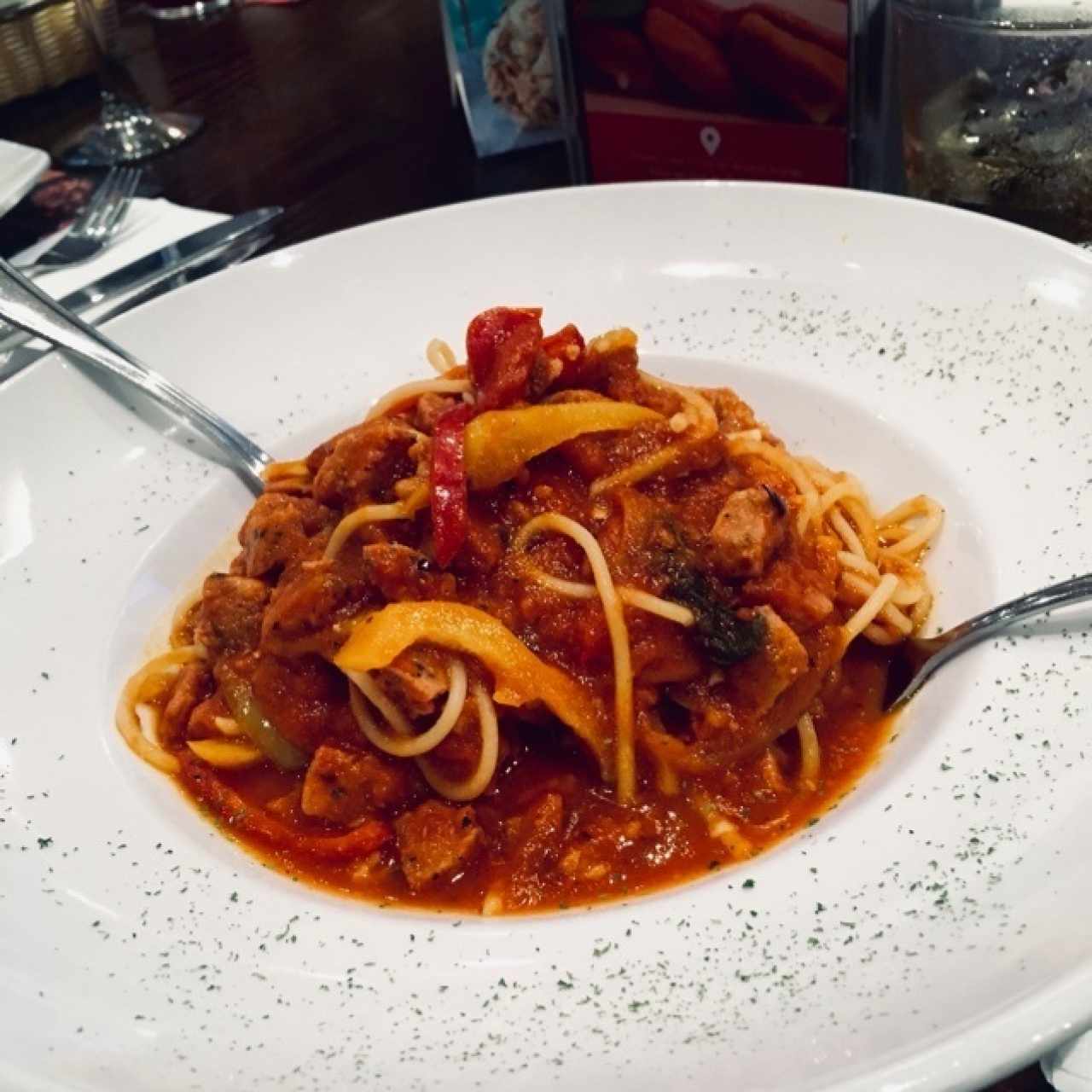 Spaguettis en Salsa “Furiosa”