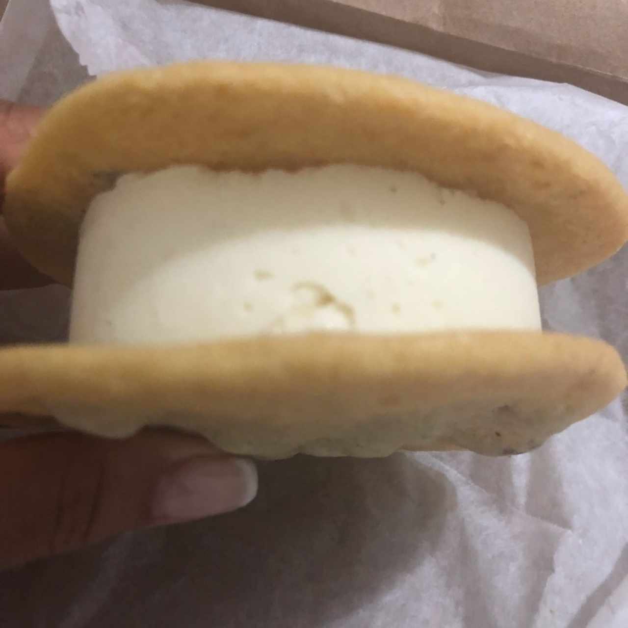 galleta de helado