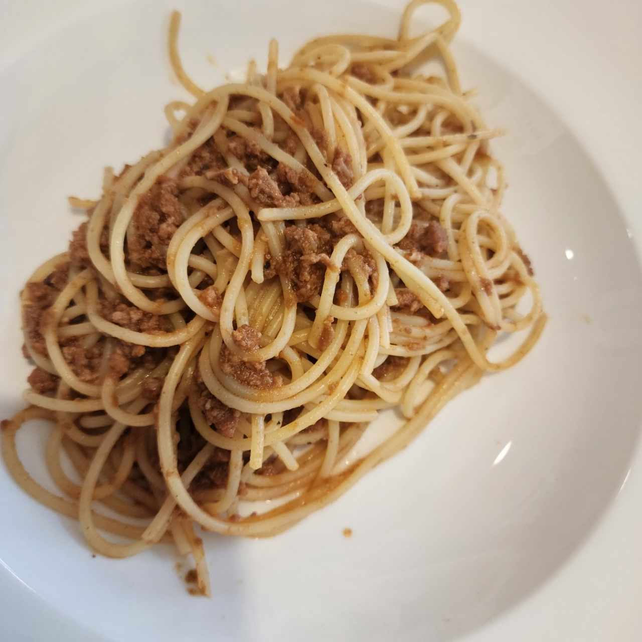 Spaguetti carbonara para niños 