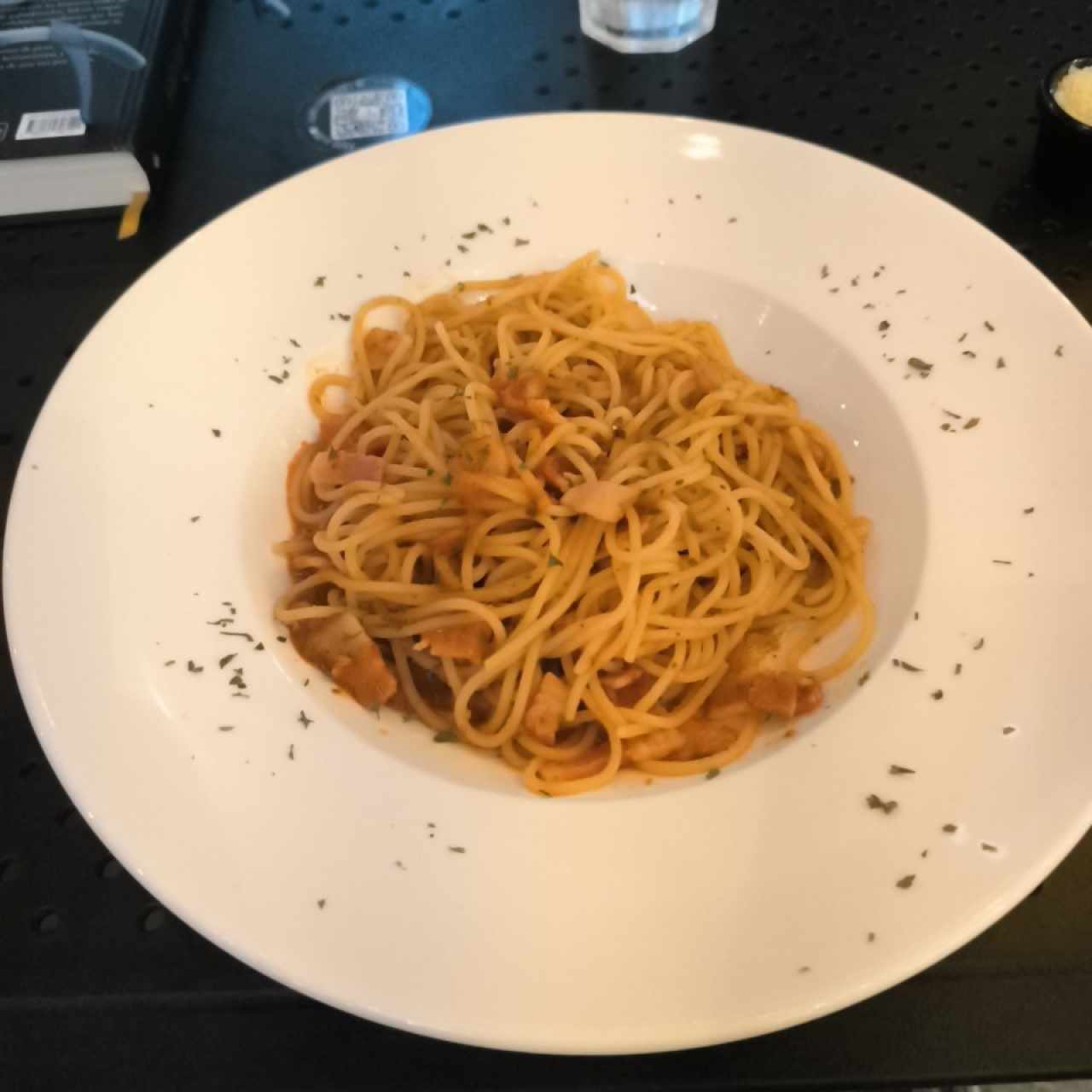 Pasta con Salsa amatriciana 