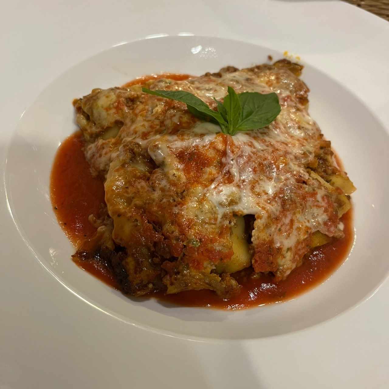 Lasagna de carne