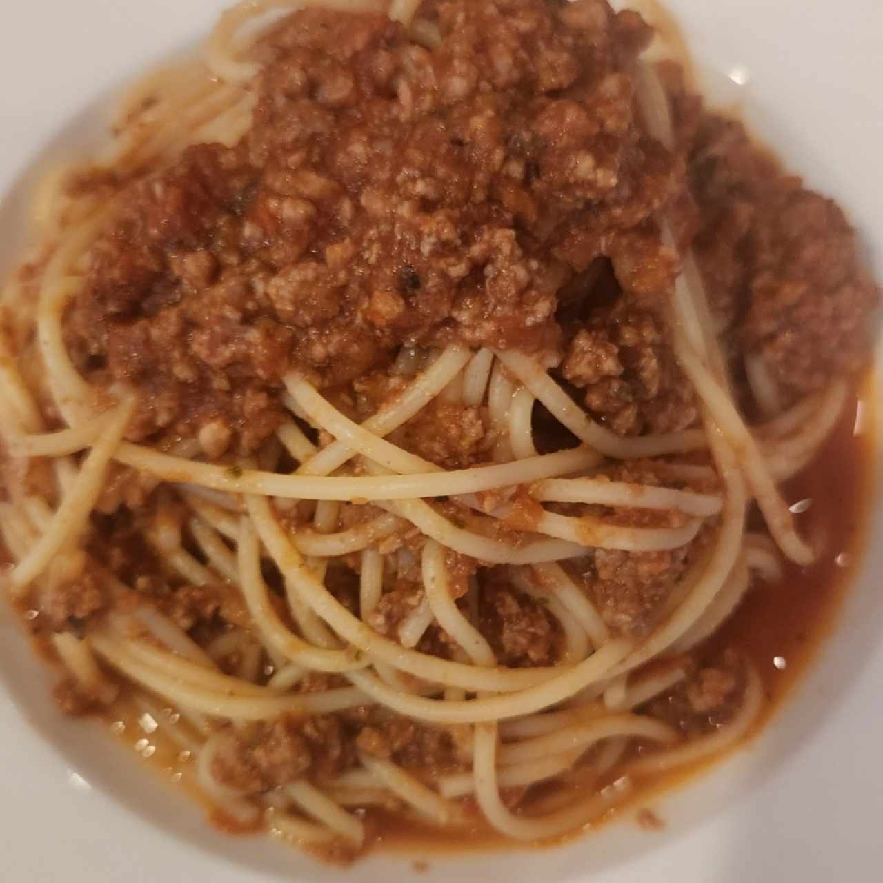 spaguetti a la bolognesa