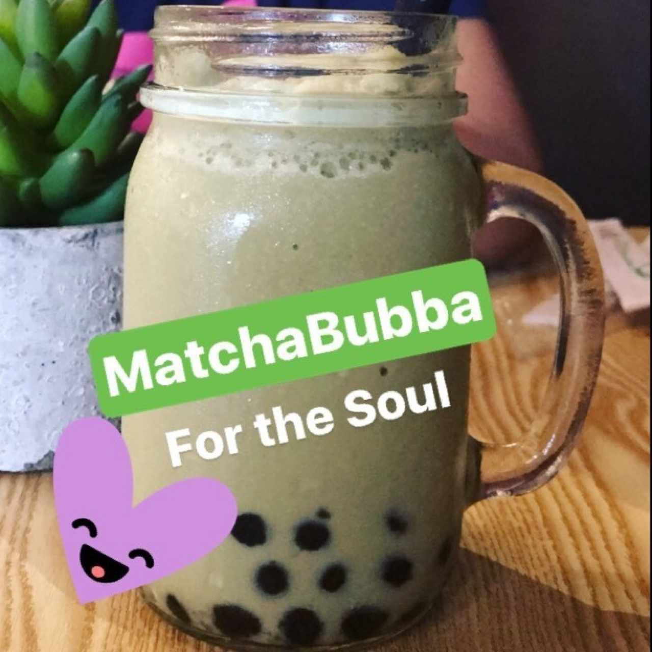 Bubble Tea de Matcha