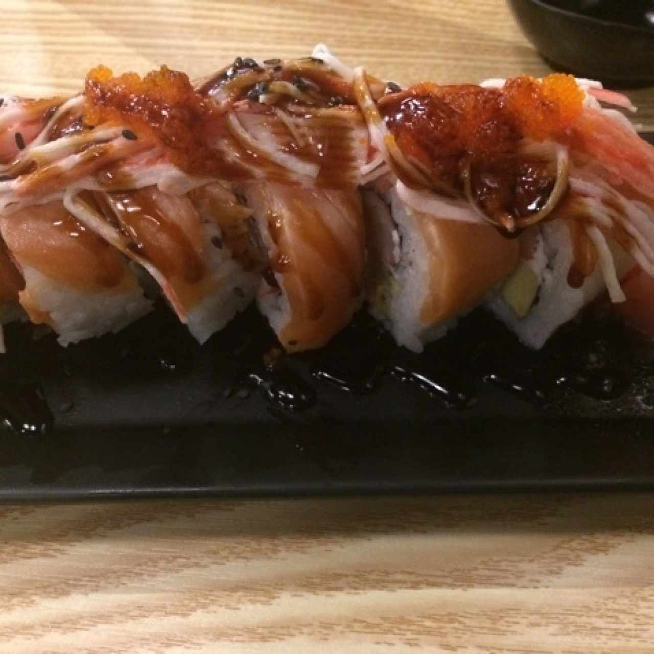 Salmon lava roll