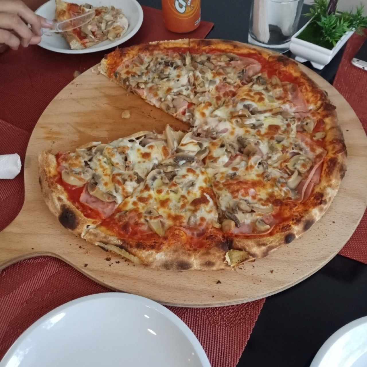 pizza de Hongos😋
