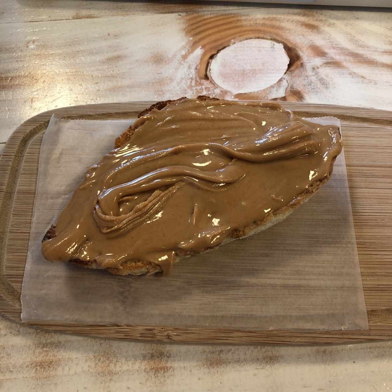 Peanut butter toast