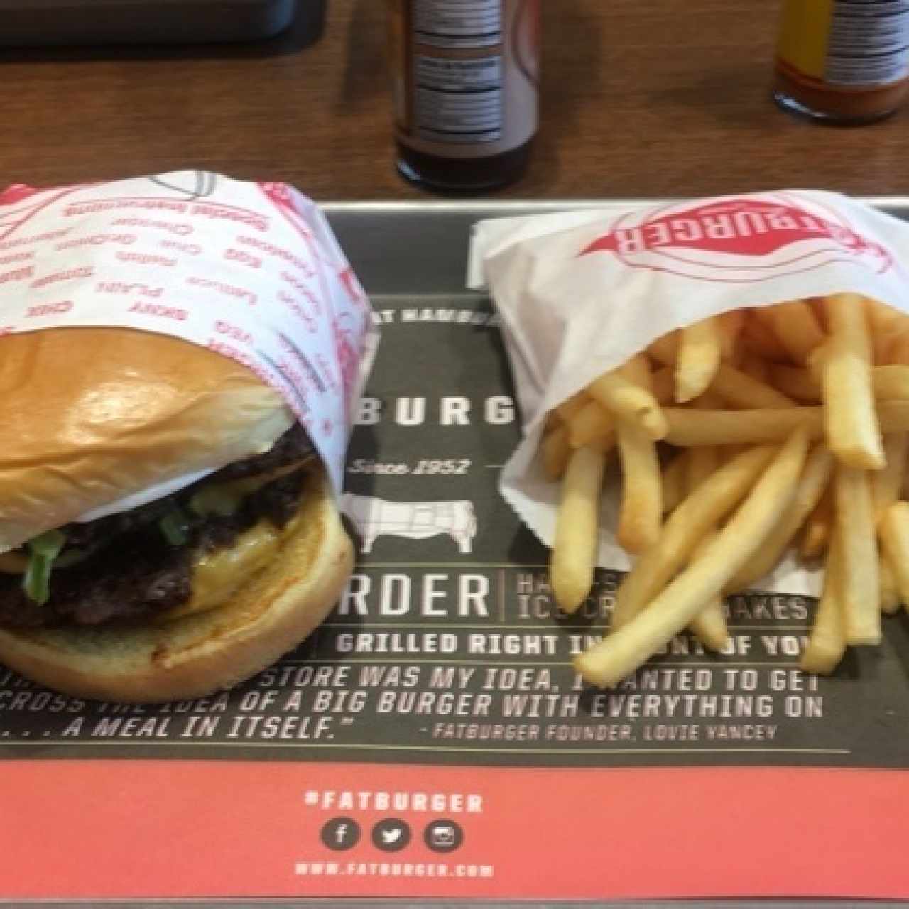 The Fatburger - Doble