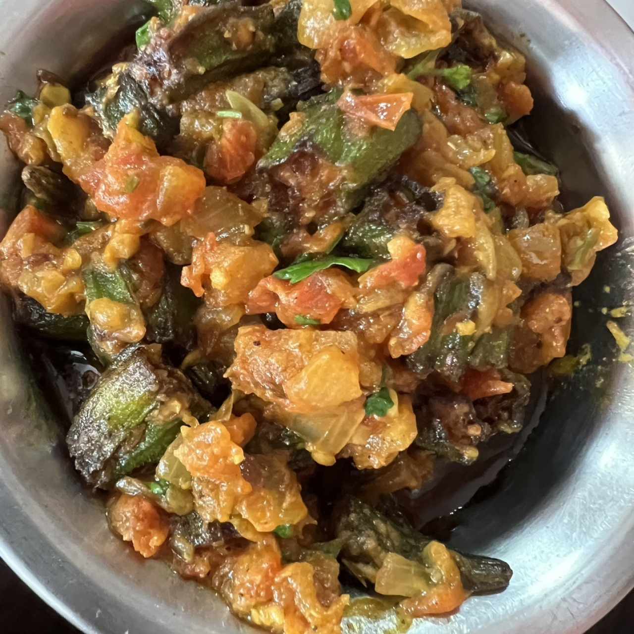 Okra masala